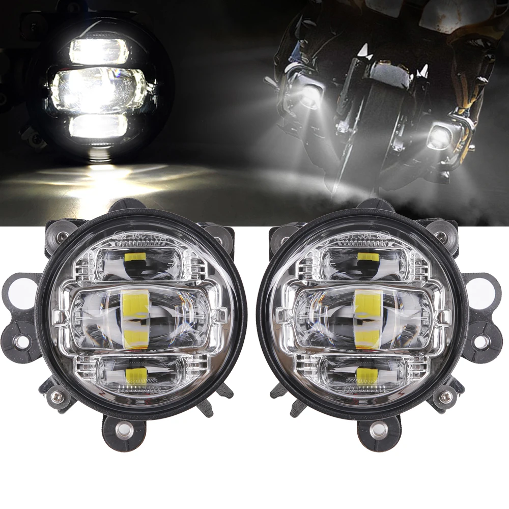 

DOT Approved Motorcycle Waterproof LED Fog Light Lamp with Mounting Bracket For Honda Goldwing 1800 GL1800 2006-2010 2012-2017