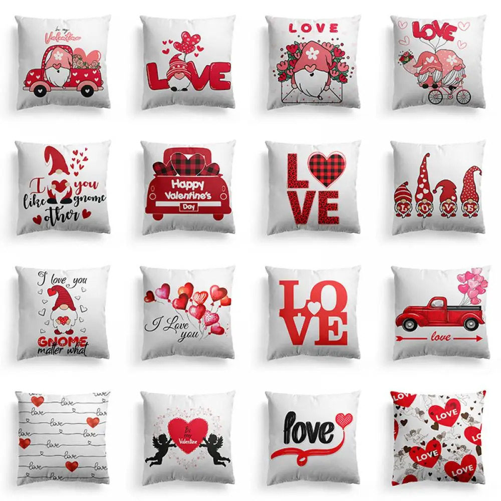 45x45cm Red Letter Heart Valentine's Day Pillowcase Pillow Cover Pillow Covers Decorative Pillowcases Cushion Hugs Cases Home
45x45cm Red Letter Heart Valentine's Day Pillowcase Pillow Cover Pillow Covers Decorative Pillowcases Cushion Hugs Cases Home