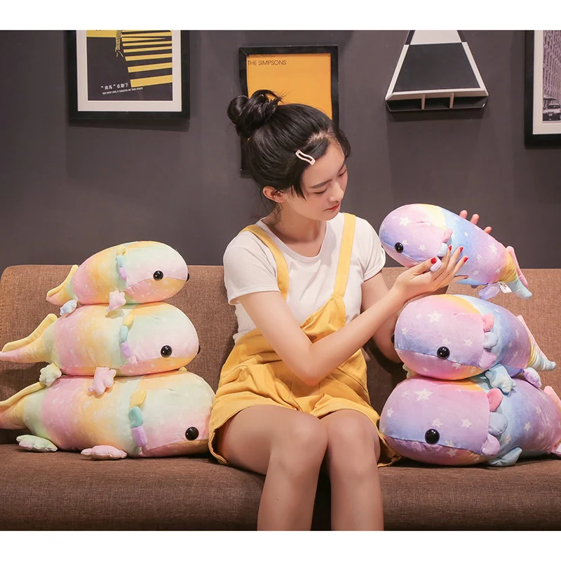 Lovely Colorful Plush Dinosaur Fish Plush Toys Stuffed Down Cotton Salamander Toy Doll for Kids Soft Sleep Pillows Girl Gift
Lovely Colorful Plush Dinosaur Fish Plush Toys Stuffed Down Cotton Salamander Toy Doll for Kids Soft Sleep Pillows Girl Gift