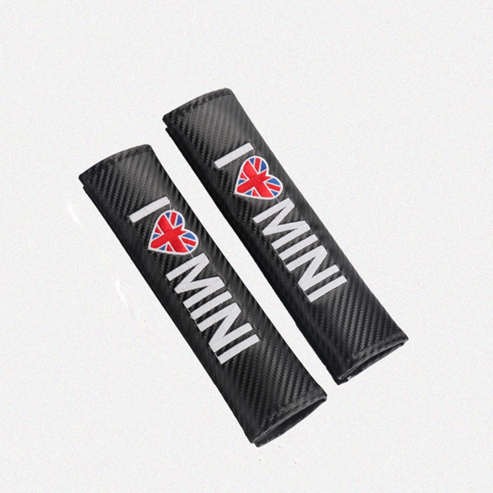 2P For Mini Cooper S R55 R56 R57 R58 R59 R60 R61 F55 F56 F60 Carbon Fiber Seat Belt Cover Shoulder Pad fit Interior Accessories 
2P For Mini Cooper S R55 R56 R57 R58 R59 R60 R61 F55 F56 F60 Carbon Fiber Seat Belt Cover Shoulder Pad fit Interior Accessories