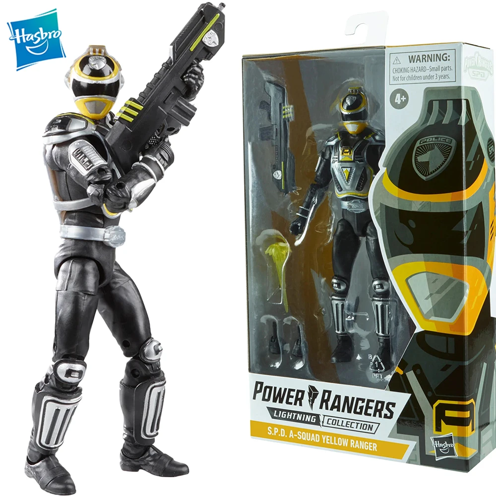 

[В наличии] Hasbro Power ranger Lightning Collection S.p.d. A-Team Yellow Ranger 6-дюймовая экшн-фигурка Коллекционная модель F2975