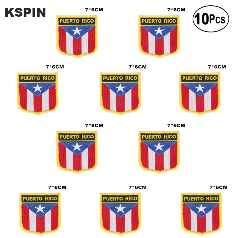 Puerto Rico Flag Embroidery Patches Iron on Saw on Transfer patches Sewing Applications for Clothes in Home&Garden
Puerto Rico Flag Embroidery Patches Iron on Saw on Transfer patches Sewing Applications for Clothes in Home&Garden