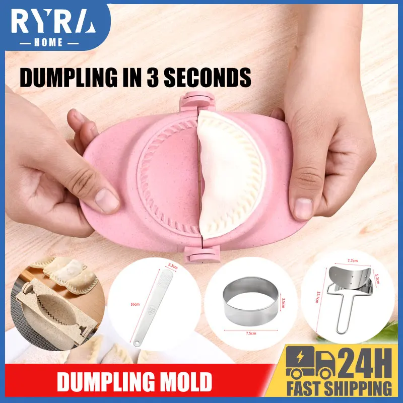 3 Sizes Dumpling Mould Press Ravioli Dough Pastry Pie Maker Wheat Straw Portable Empanada Dumping Making Kitchen Accessories
3 Sizes Dumpling Mould Press Ravioli Dough Pastry Pie Maker Wheat Straw Portable Empanada Dumping Making Kitchen Accessories