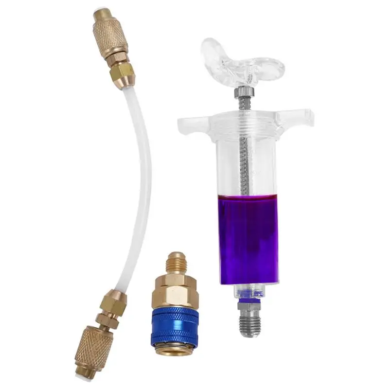 Oil Injector Good Compatibility R134A Manual Oiling Machine R134A Manual Oiling Machine With Straight Post Quick Connector 30ml
Oil Injector Good Compatibility R134A Manual Oiling Machine R134A Manual Oiling Machine With Straight Post Quick Connector 30ml