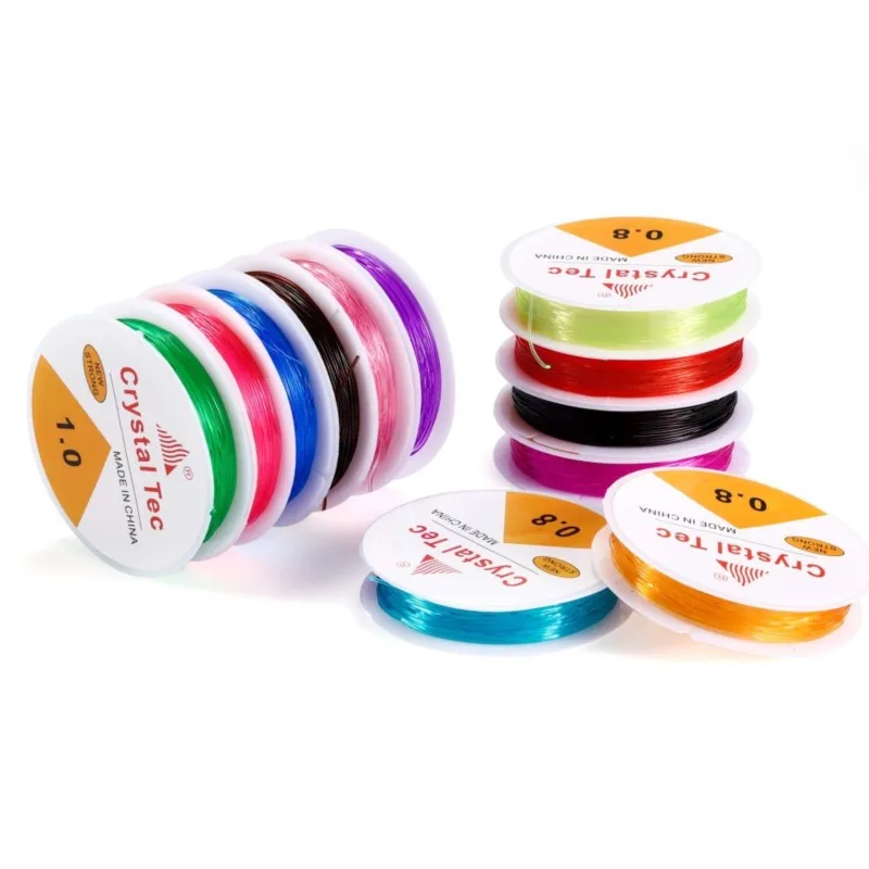 Strong Elastic Crystal Beading Cord 0.5/0.6/0.7/1mm for Bracelets Stretch Thread String Necklace DIY Jewelry Making Cords Line
Strong Elastic Crystal Beading Cord 0.5/0.6/0.7/1mm for Bracelets Stretch Thread String Necklace DIY Jewelry Making Cords Line