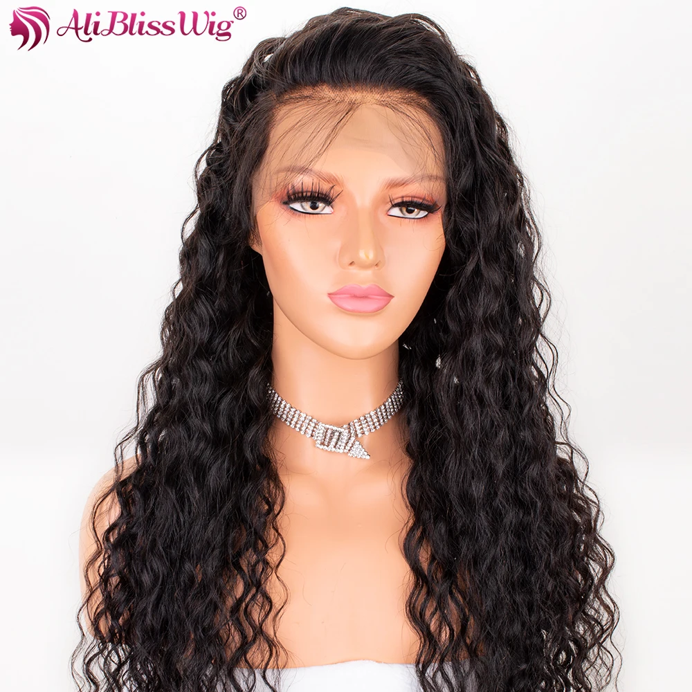 Aliblisswig Water Wave Lace Front Wigs Deep Wave Brazilian Remy Curly T Part Lace Wig For Black Women Loose Curly Closure Wig
Aliblisswig Water Wave Lace Front Wigs Deep Wave Brazilian Remy Curly T Part Lace Wig For Black Women Loose Curly Closure Wig