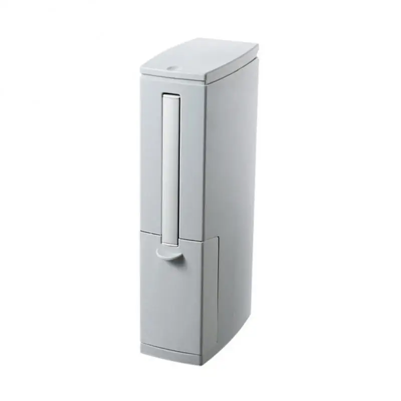 Narrow Style Slit Storage Toilet Brush Set Toilet Brush Plastic Dustbin Tightly Closed Trash Can Prevent Odor Emission Waste Bin
Narrow Style Slit Storage Toilet Brush Set Toilet Brush Plastic Dustbin Tightly Closed Trash Can Prevent Odor Emission Waste Bin