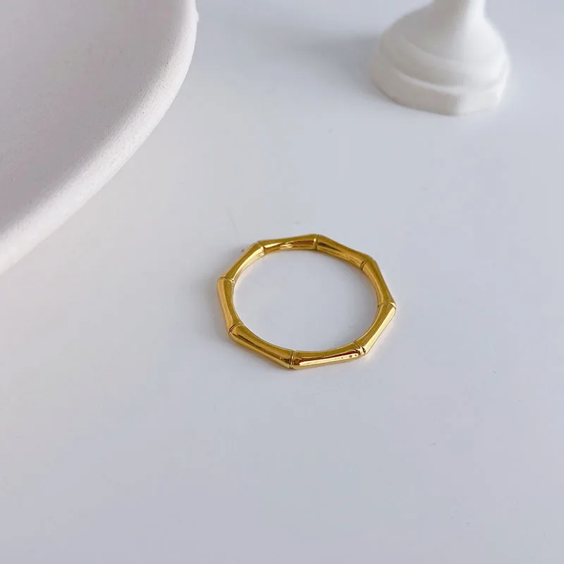 Stainless Steel Bamboo Joint Rings For Women Men Gold Color Male Female Engagement Wedding Ring Jewelry
Stainless Steel Bamboo Joint Rings For Women Men Gold Color Male Female Engagement Wedding Ring Jewelry