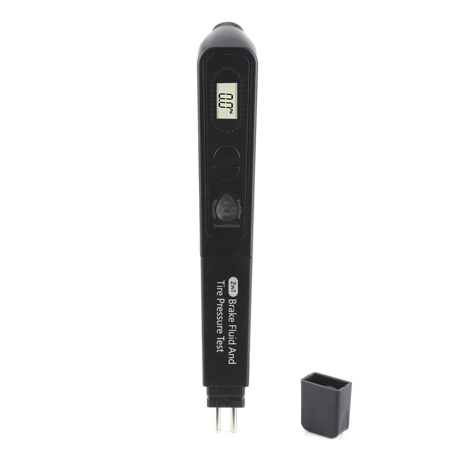 2-in-1 Brake Fluid Tire Pressure Tester Pen Accurate Portable Oil Quality Checker with 5 LED Indicator
2-in-1 Brake Fluid Tire Pressure Tester Pen Accurate Portable Oil Quality Checker with 5 LED Indicator