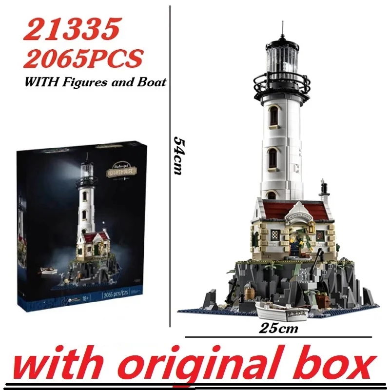 2022 New Electric Lighthouse 21335 2065pcs Model Building Block Motorised Bricks Assembly Toys For Children Christmas Gifts
2022 New Electric Lighthouse 21335 2065pcs Model Building Block Motorised Bricks Assembly Toys For Children Christmas Gifts