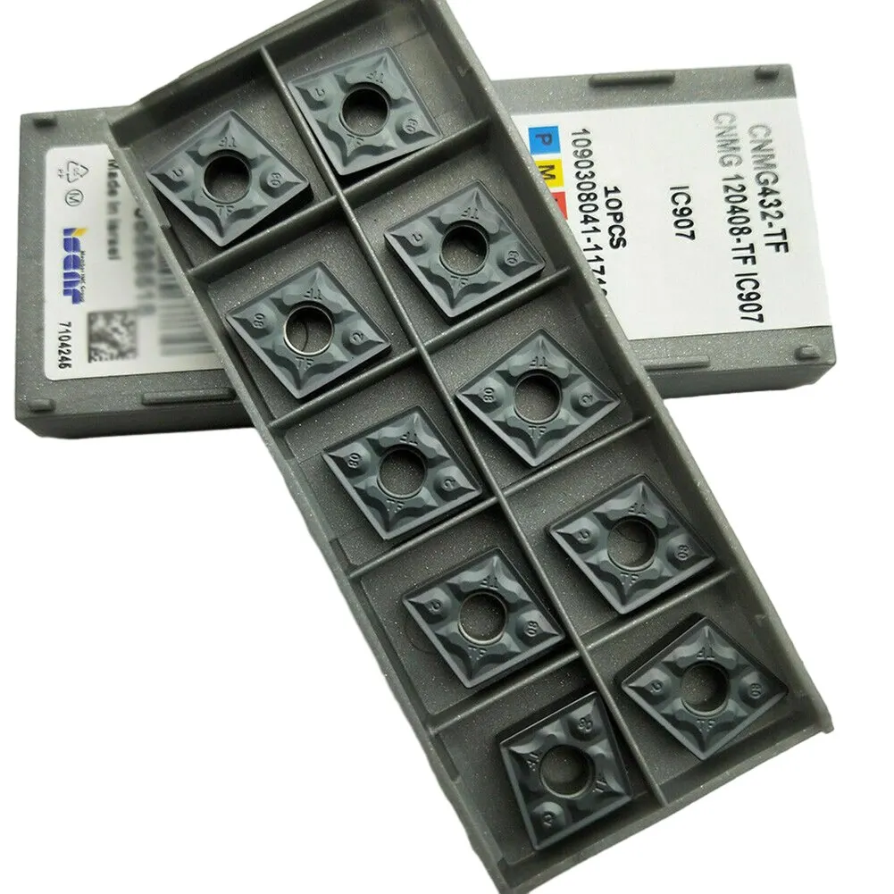 10 шт. CNMG432-TF CNMG120408 -TF IC907 карбидные вставки CNC для полуоблицовки инструментов CNC, инструмент для внутренней резки
10 шт. CNMG432-TF CNMG120408 -TF IC907 карбидные вставки CNC для полуоблицовки инструментов CNC, инструмент для внутренней резки