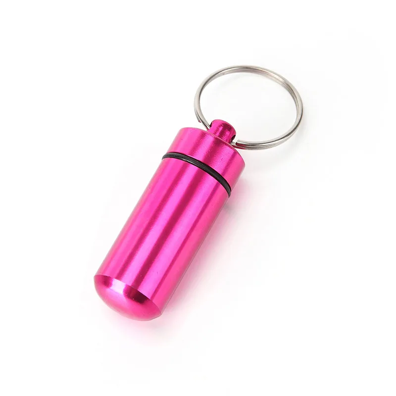Waterproof Mini Aluminum Medicine Pill Box Case Bottle Holder Container KeychainWaterproof
Waterproof Mini Aluminum Medicine Pill Box Case Bottle Holder Container KeychainWaterproof