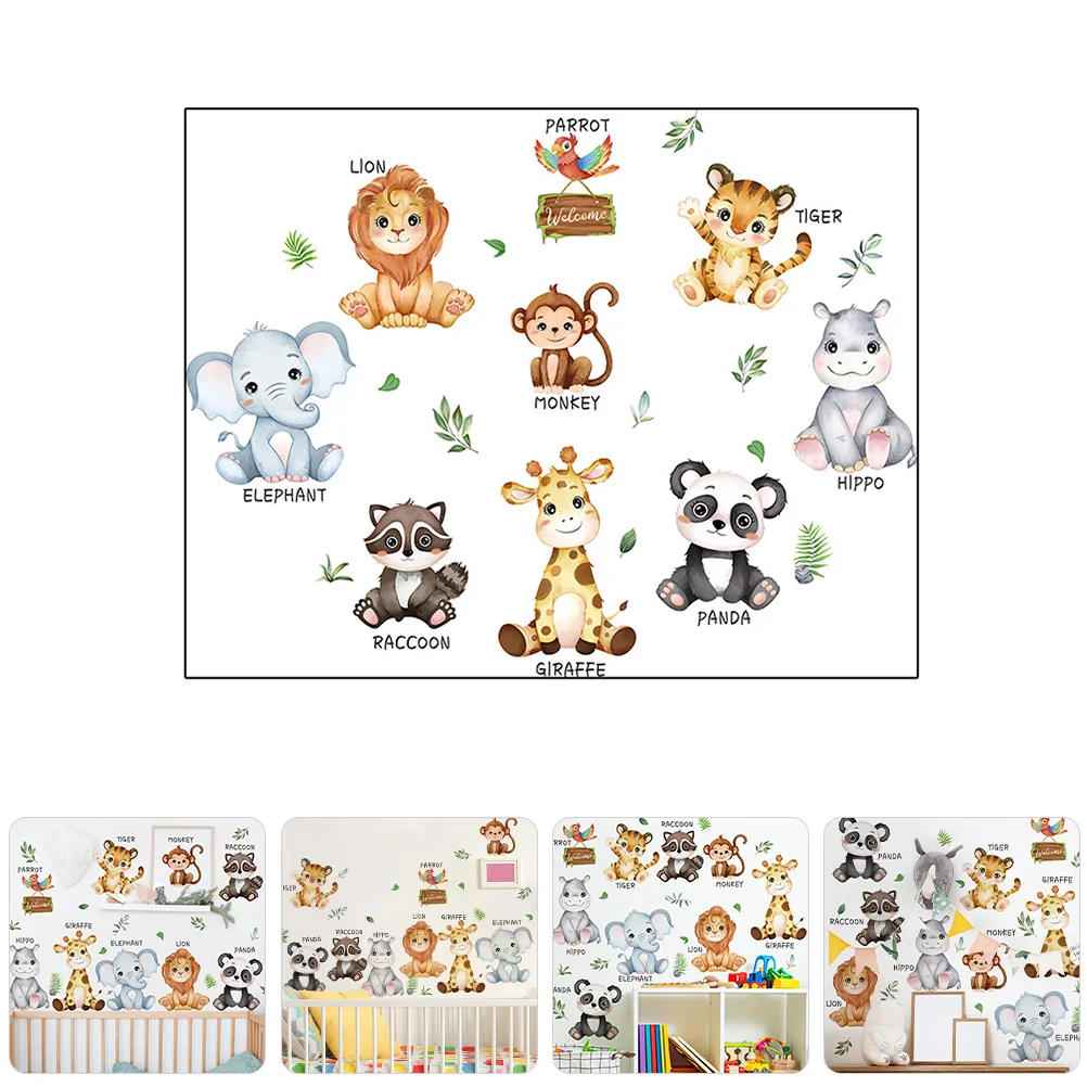 Stickers Animal Wall Bedroom Lion Cartoon Decals Monkey Home Pvc Jungle Decor Child Nursery
Stickers Animal Wall Bedroom Lion Cartoon Decals Monkey Home Pvc Jungle Decor Child Nursery