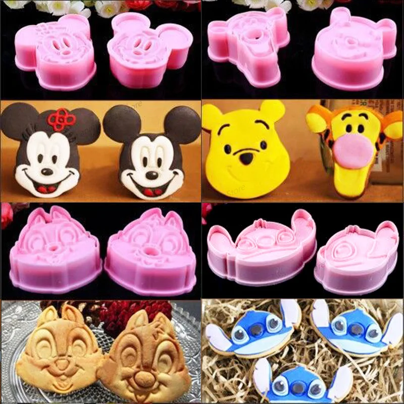 2pcs Disney Cookie Cutters Mickey Mouse Winnie The Pooh Tigger Stitch Squirrel Party Cookie Mold Kitchen Baking Tools
2pcs Disney Cookie Cutters Mickey Mouse Winnie The Pooh Tigger Stitch Squirrel Party Cookie Mold Kitchen Baking Tools