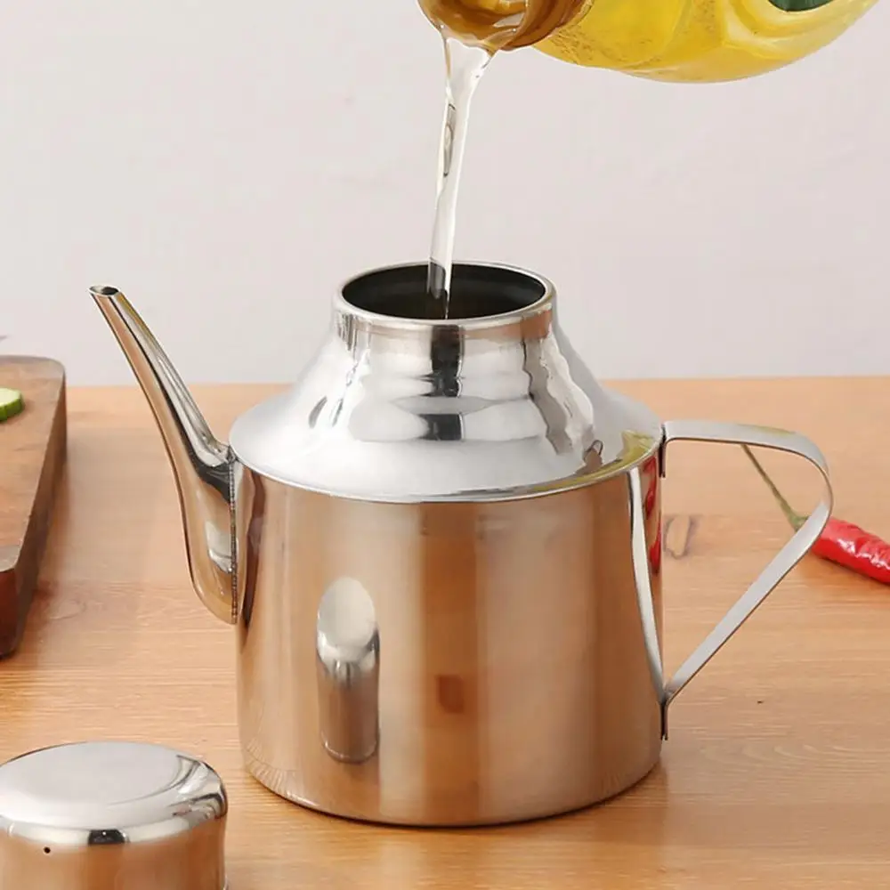 Multi-purpose Stainless Steel Oil Pot Seasoning Bottle Tank Storage Container Filter Dispenser Kitchen Spice Storage Container
Multi-purpose Stainless Steel Oil Pot Seasoning Bottle Tank Storage Container Filter Dispenser Kitchen Spice Storage Container