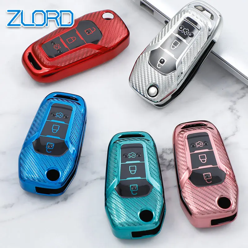 Carbon Fiber TPU Car Flip Key Cover Case Shell Bag Holder for Ford Fusion Fiesta Escort Mondeo Everest Ranger Protective
Carbon Fiber TPU Car Flip Key Cover Case Shell Bag Holder for Ford Fusion Fiesta Escort Mondeo Everest Ranger Protective