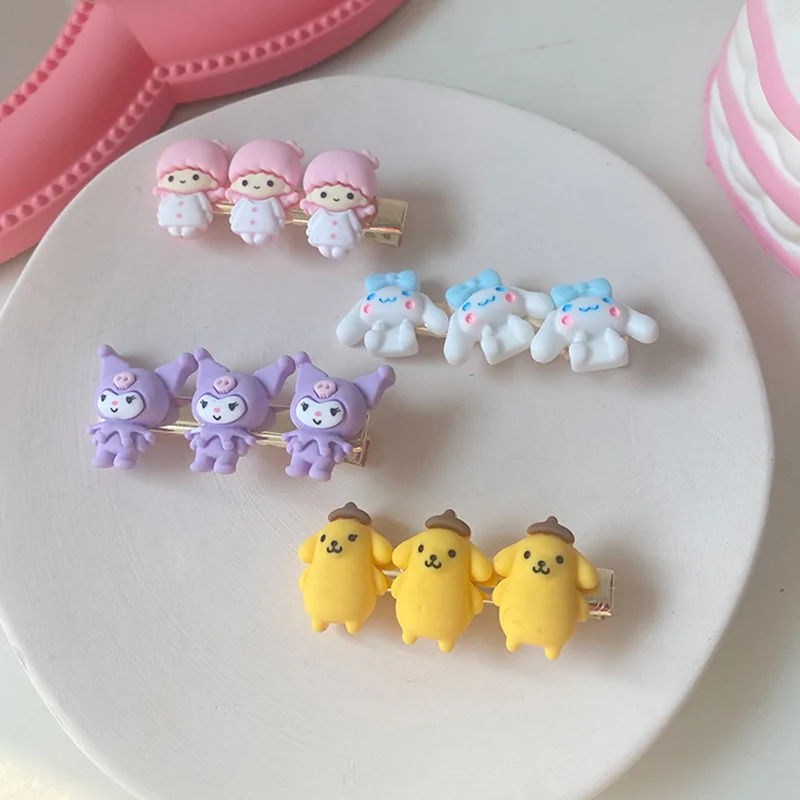 Kawaii Cartoon Sanrioed Mymelody Kuromi Cinnamoroll Anime Duckbill Bb Clip Cute Girl Bang Clip Children Hairpin Headgear Gift
Kawaii Cartoon Sanrioed Mymelody Kuromi Cinnamoroll Anime Duckbill Bb Clip Cute Girl Bang Clip Children Hairpin Headgear Gift