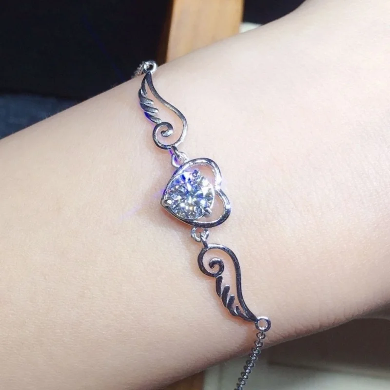 Disney Moissanite925Silver Love Angel Wings Bracelet Girlfriends Mori Girl StyleinsWomen's
Disney Moissanite925Silver Love Angel Wings Bracelet Girlfriends Mori Girl StyleinsWomen's