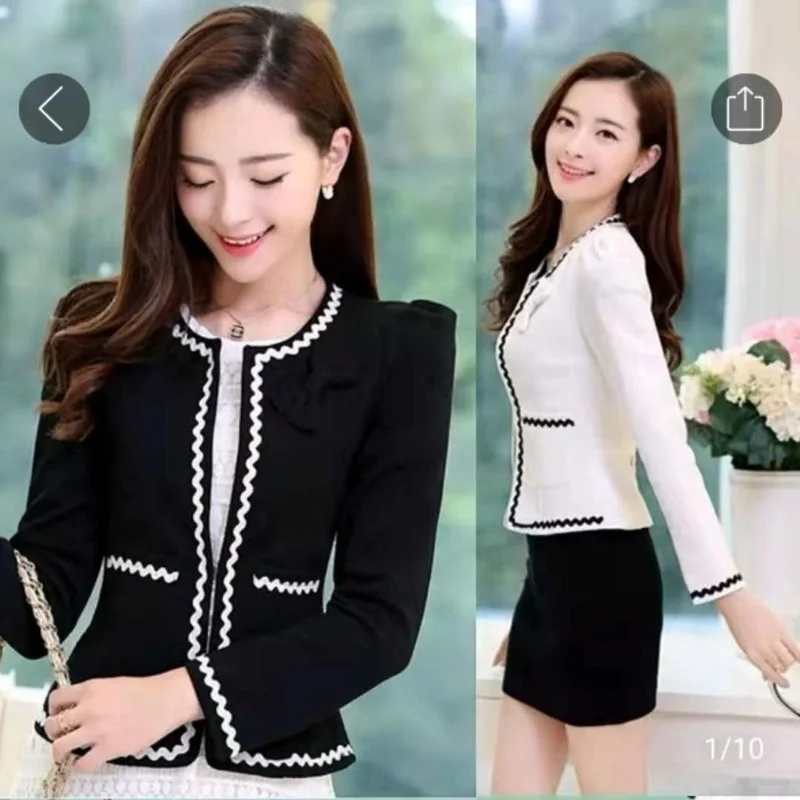 Women Suit Blazer Suits Long Sleeve Coat for Spring Autumn Lady Suit Women's Clothing O-neck Office Lady Large Size 4XL E237
Women Suit Blazer Suits Long Sleeve Coat for Spring Autumn Lady Suit Women's Clothing O-neck Office Lady Large Size 4XL E237