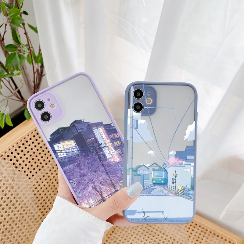 Japanese Anime Street View Scenery Phone Case for IPhone 14 13 12 11 Pro Max Hrad Cover for IPhone X XR XS 7 8 Plus SE 20 Shells
Japanese Anime Street View Scenery Phone Case for IPhone 14 13 12 11 Pro Max Hrad Cover for IPhone X XR XS 7 8 Plus SE 20 Shells
