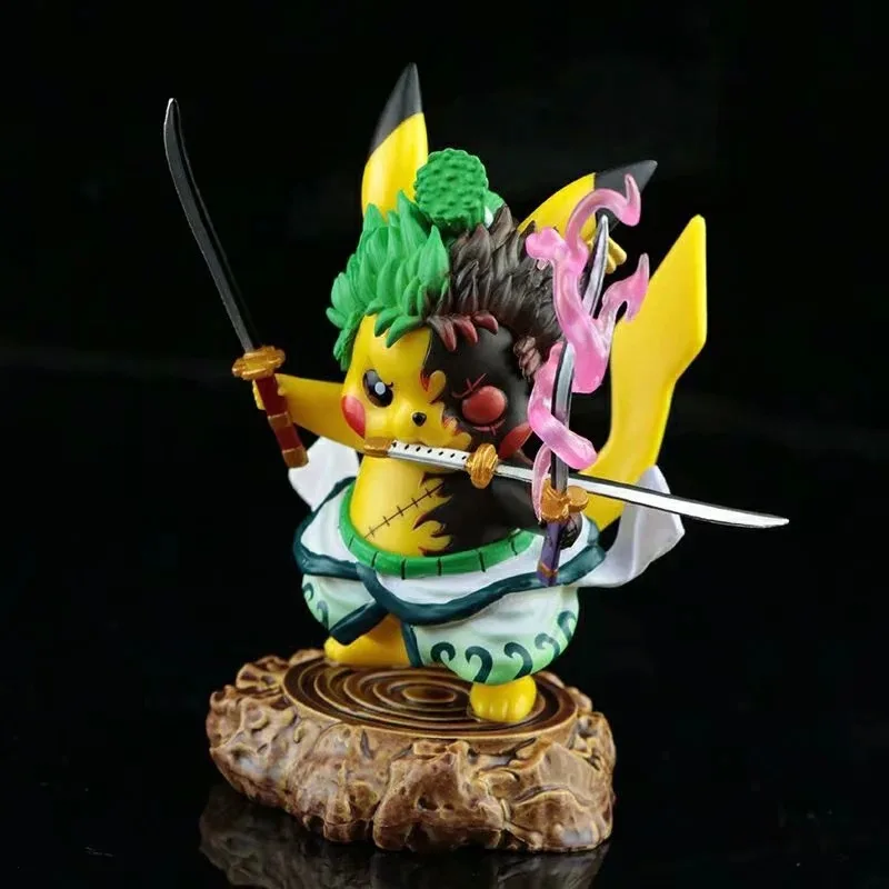 Anime One Piece Pokemon Figure Pikachu Cosplay Zoro PVC Action Figure Collection Model Toys for Children Gifts
Anime One Piece Pokemon Figure Pikachu Cosplay Zoro PVC Action Figure Collection Model Toys for Children Gifts
