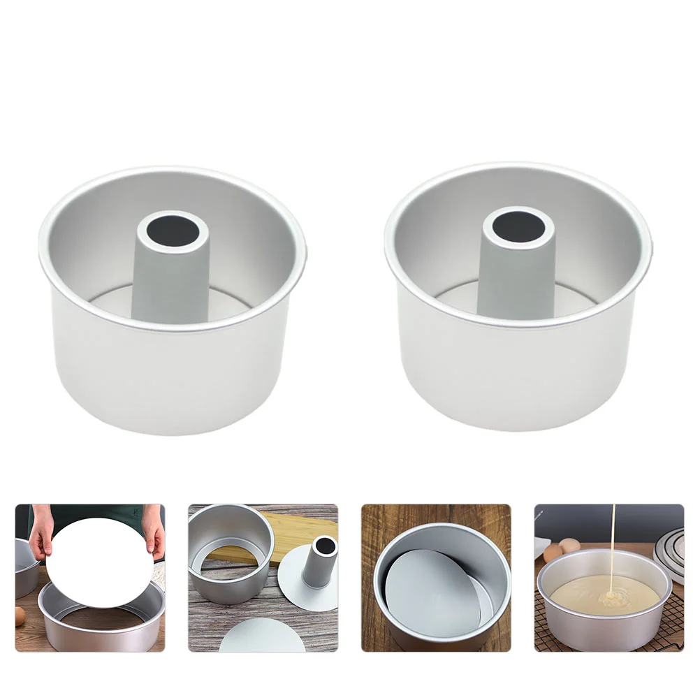 2 PCS Cake Mold Restaurant Chiffon Professional Tray Washable Aluminum Alloy Cheese
2 PCS Cake Mold Restaurant Chiffon Professional Tray Washable Aluminum Alloy Cheese