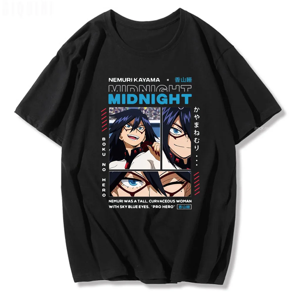 My Hero Academia T Shirt Nemuri Kayama 100% Cotton Japanese Streetwear Anime Tshirts Harajuku Loose Tops Unisex Large Size Print
My Hero Academia T Shirt Nemuri Kayama 100% Cotton Japanese Streetwear Anime Tshirts Harajuku Loose Tops Unisex Large Size Print
