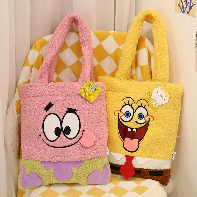 Cartoon Animation Spongebob Squarepants Patrick Star Plush Messenger Bag Cute Student Fashion Handbag Shopping Handbag Gift
Cartoon Animation Spongebob Squarepants Patrick Star Plush Messenger Bag Cute Student Fashion Handbag Shopping Handbag Gift