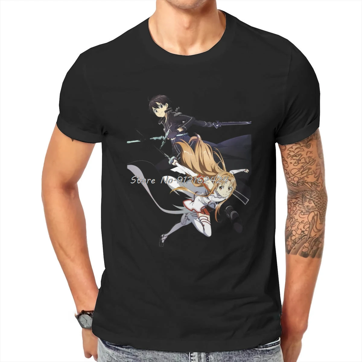 Sword Art Online Asuna и Kirito In футболка, Классическая гранж футболка высокого качества, хлопковые футболки Harajuku уличный сверхразмерный
Sword Art Online Asuna и Kirito In футболка, Классическая гранж футболка высокого качества, хлопковые футболки Harajuku уличный сверхразмерный
