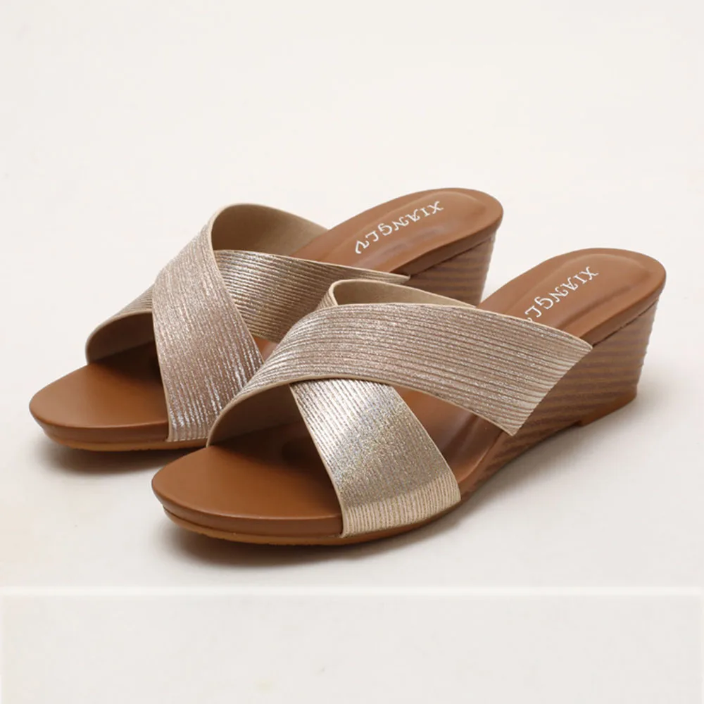 Wedge heel Roman sandals women's new bohemian ethnic style open toe holiday travel women's shoes
Wedge heel Roman sandals women's new bohemian ethnic style open toe holiday travel women's shoes