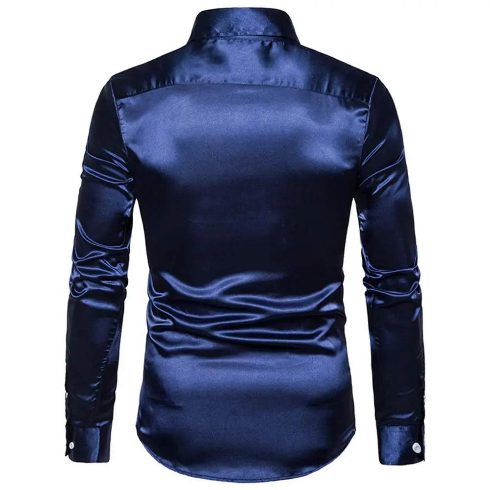 Smooth Surface Trendy Turn-down Collar Men Autumn Shirt Comfortable Spring Tops Glossy for Dating
Smooth Surface Trendy Turn-down Collar Men Autumn Shirt Comfortable Spring Tops Glossy for Dating