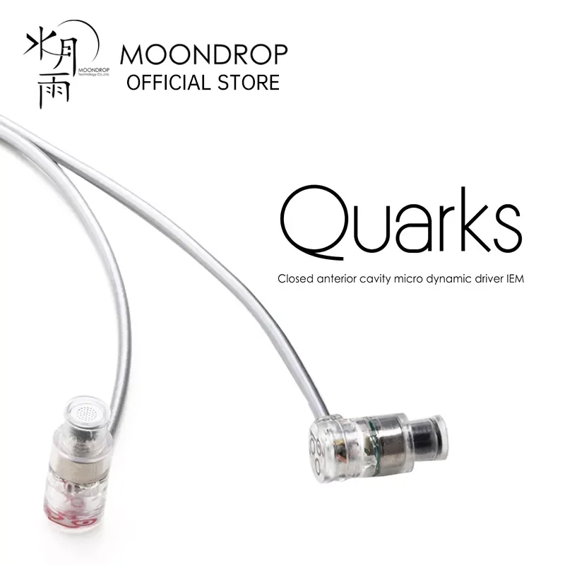 MoonDrop Quarks Earphones High-performance IEMs Closed Anterior Cavity Micro Dynamic Driver Earbuds
MoonDrop Quarks Earphones High-performance IEMs Closed Anterior Cavity Micro Dynamic Driver Earbuds