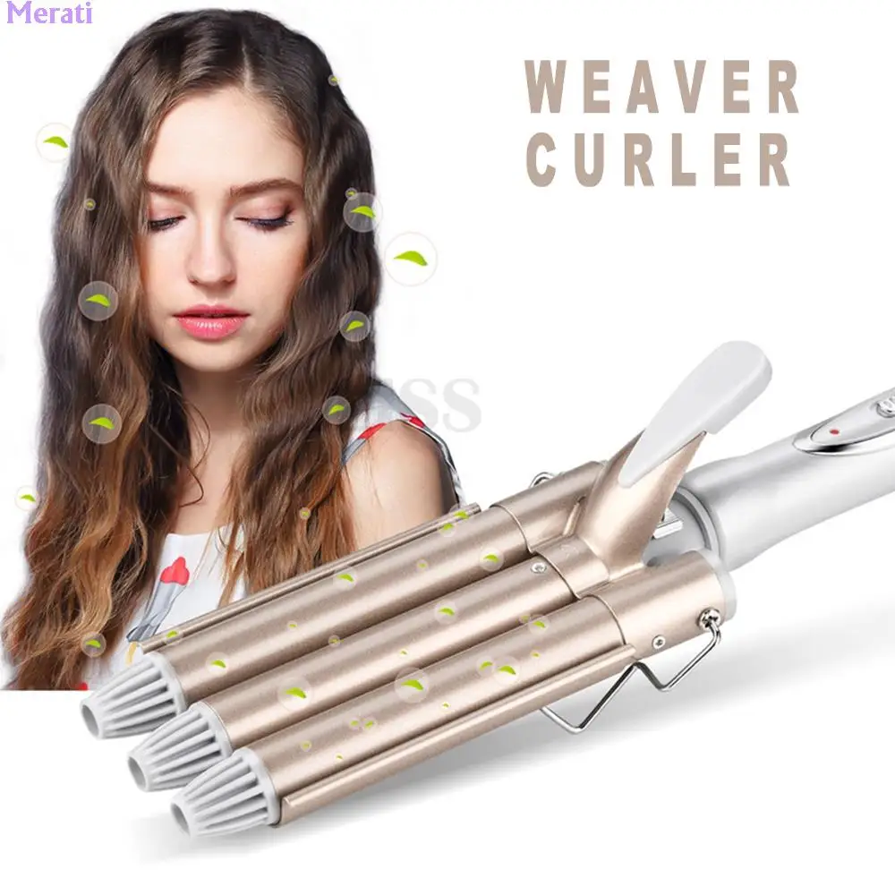 Triple Barrel Hair Curling Iron Ceramic Flat Iron Hair Curler Hair Waver Wand Curly Hair Crimper Women Salon Hair Styling Tool
Triple Barrel Hair Curling Iron Ceramic Flat Iron Hair Curler Hair Waver Wand Curly Hair Crimper Women Salon Hair Styling Tool