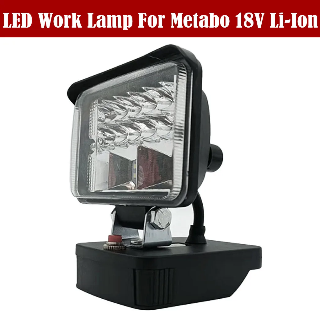 LED Work Light Durable and Wide Lighting Range LED Work Lamp – Compatible with For Metabo 18V Li Ion Battery Models
LED Work Light Durable and Wide Lighting Range LED Work Lamp – Compatible with For Metabo 18V Li Ion Battery Models