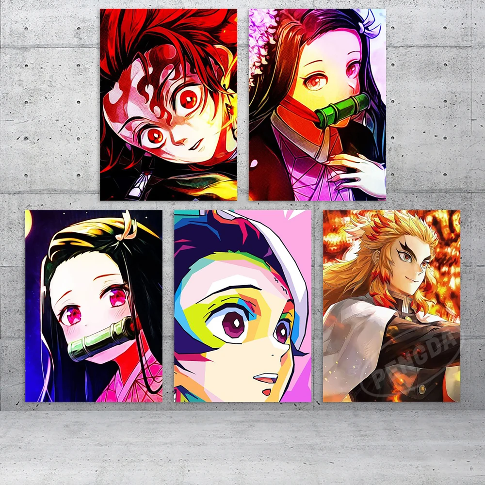 Canvas Demon Slayer Printed Painting Kamado Tanjirou Wall Art Poster Kamado Nezuko Home Decor Anime Pictures Living Room Modular
Canvas Demon Slayer Printed Painting Kamado Tanjirou Wall Art Poster Kamado Nezuko Home Decor Anime Pictures Living Room Modular