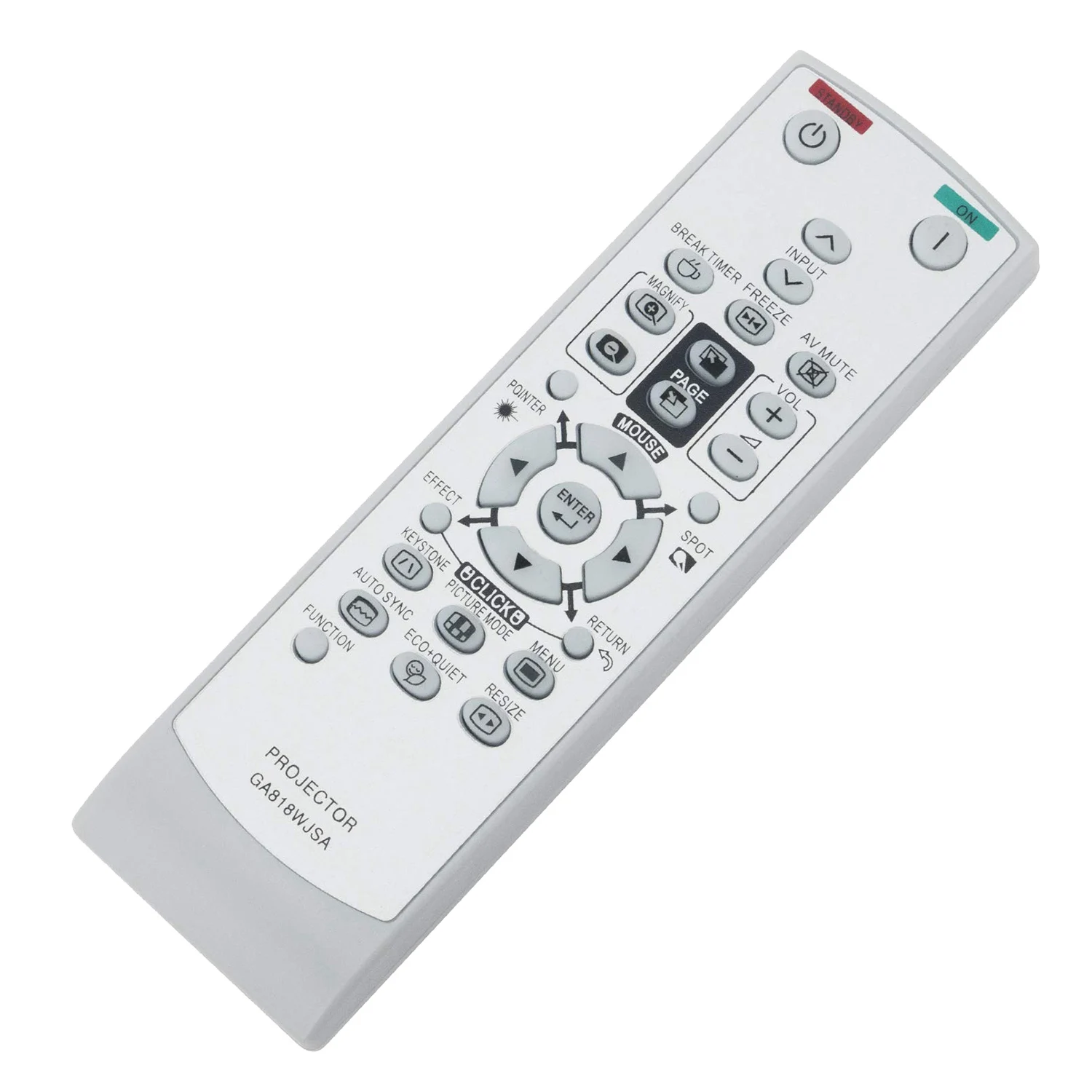GA818WJSA Replacement Remote Control for Sharp Projector XR-50S XR-50X XR-55X XR-55S Notevision XR-55X
GA818WJSA Replacement Remote Control for Sharp Projector XR-50S XR-50X XR-55X XR-55S Notevision XR-55X