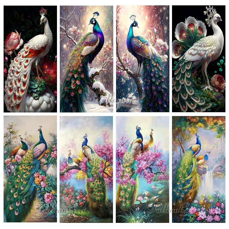 FULLCANG Big Size Diamond Painting Novelties 2023 Colorful Peacocks Flower Diy Full Mosaic Embroidery Animal Home Decor FG1565
FULLCANG Big Size Diamond Painting Novelties 2023 Colorful Peacocks Flower Diy Full Mosaic Embroidery Animal Home Decor FG1565