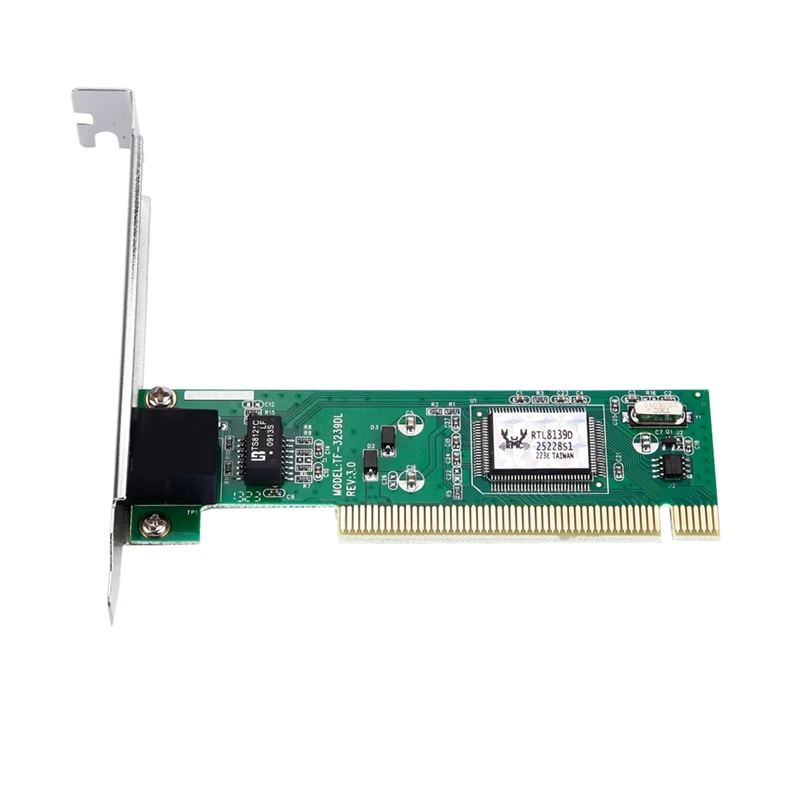 

8139D 10/100M RJ45 Ethernet Network LAN PCI Wired Network Card Adapter 10/100Mbps NIC