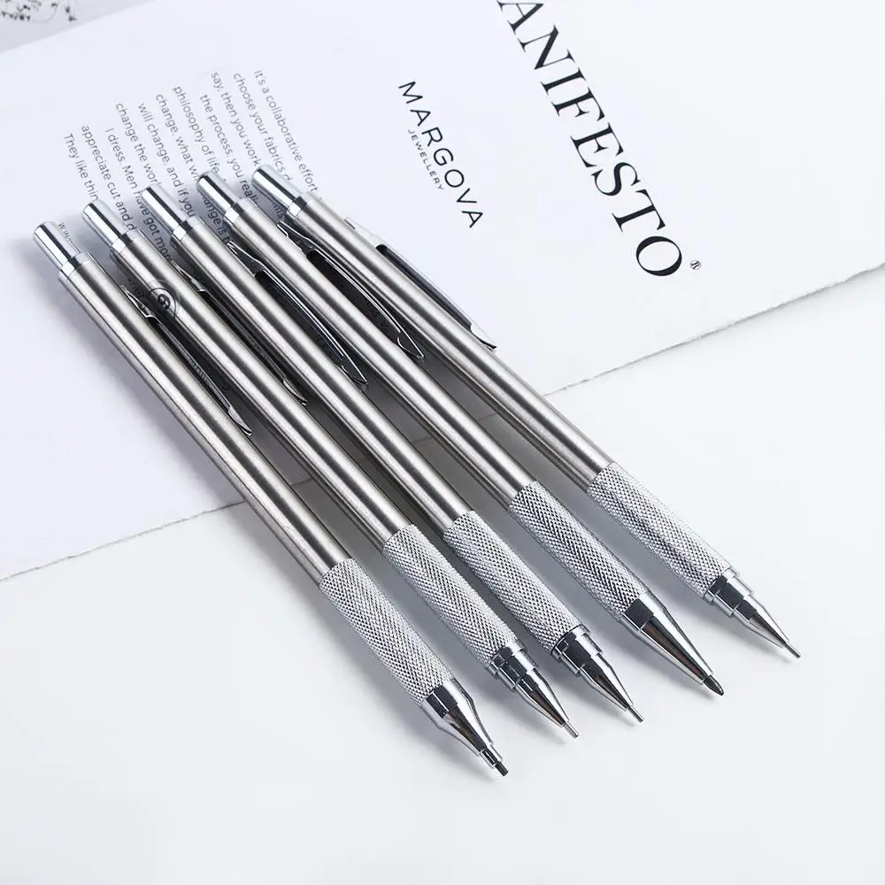 Metal Mechanical Pencil 0.5/0.7/0.9/1.3/2.0mm HB Automatic Pencil Student Art Drawing Writing Pencils Office School Supplies
Metal Mechanical Pencil 0.5/0.7/0.9/1.3/2.0mm HB Automatic Pencil Student Art Drawing Writing Pencils Office School Supplies