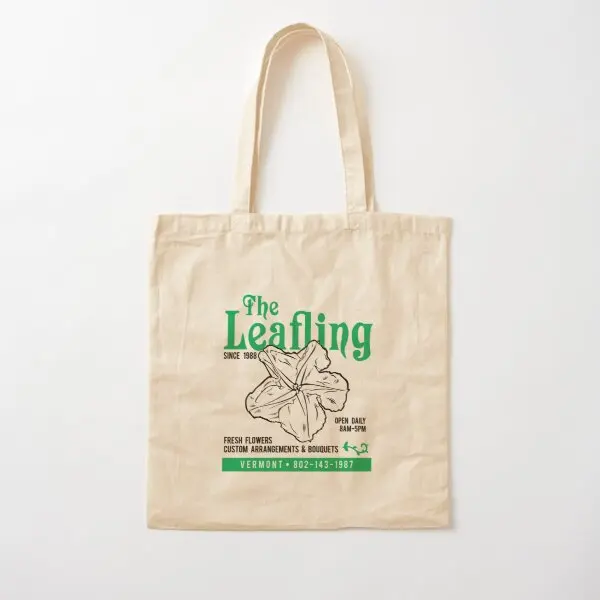 The Leafling Flower Shop Cotton Canvas Bag Travel Tote Shoulder Bag Designer Unisex Reusable Printed Handbag Foldable Fashion
The Leafling Flower Shop Cotton Canvas Bag Travel Tote Shoulder Bag Designer Unisex Reusable Printed Handbag Foldable Fashion
