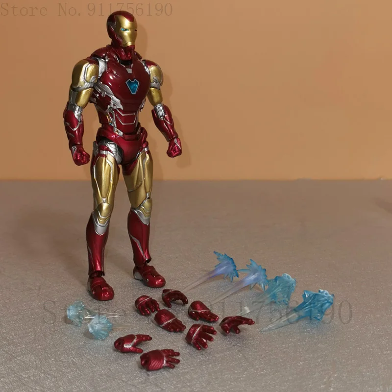 

Marvel SHF Ironman Avengers Iron Man MK85 BJD Action Figure Super Hero Collectable Model Toys 16CM Boys Birthday Gifts Chirldren