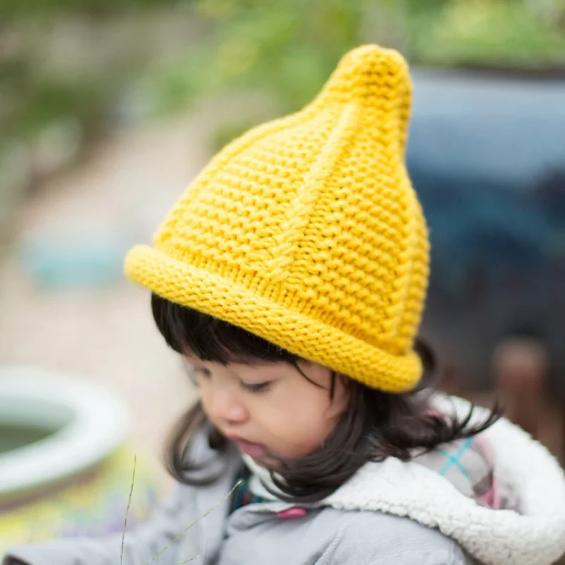 INS Korean Cute Wool Pointed Cap Warm Winter Hats Knitting Curly Brim Caps for Children Baby Beanie Bucket Hat
INS Korean Cute Wool Pointed Cap Warm Winter Hats Knitting Curly Brim Caps for Children Baby Beanie Bucket Hat