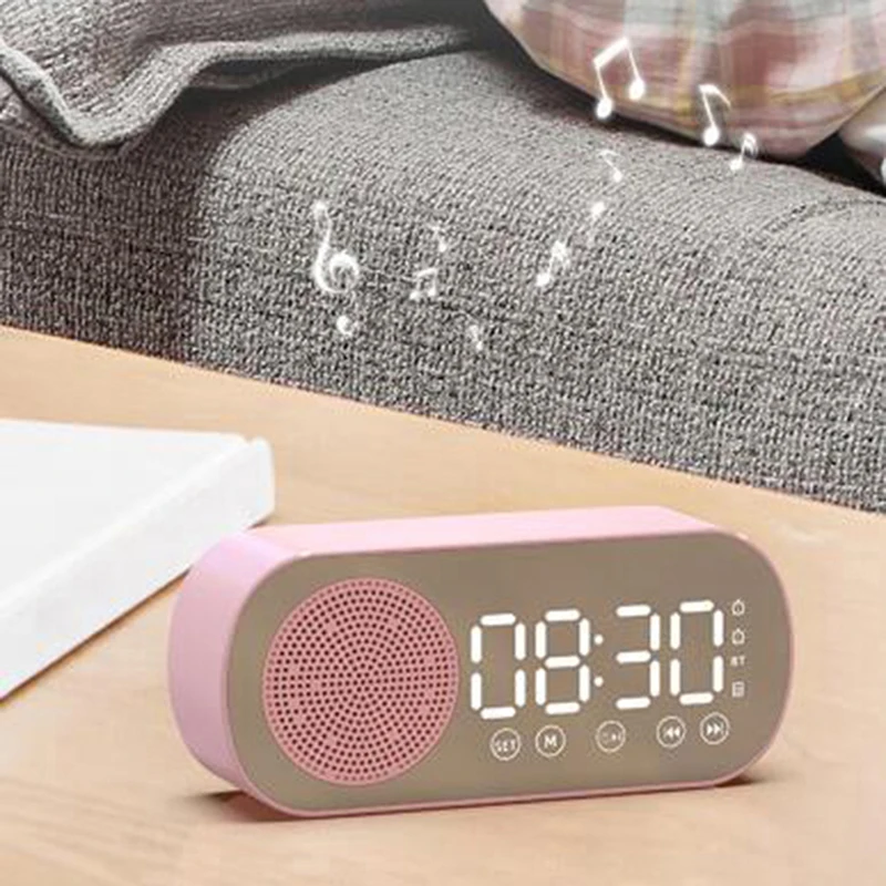 Wireless Speakers Smart Bluetooth Speaker Clock Dual Alarm Support TF Card Soundbar
Wireless Speakers Smart Bluetooth Speaker Clock Dual Alarm Support TF Card Soundbar