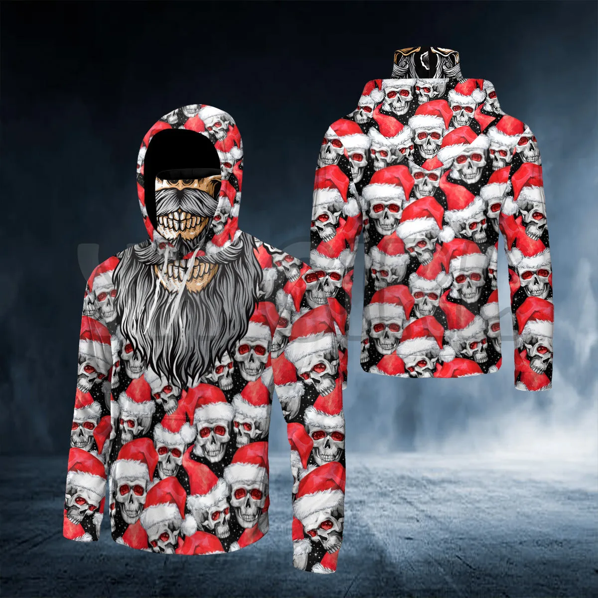 Christmas Glowing Eye Santa Skull 3D Printed Hoodies Harajuku Fashion Sweatshirt Women Men Casual Pullover Hoodie Mask Warm
Christmas Glowing Eye Santa Skull 3D Printed Hoodies Harajuku Fashion Sweatshirt Women Men Casual Pullover Hoodie Mask Warm