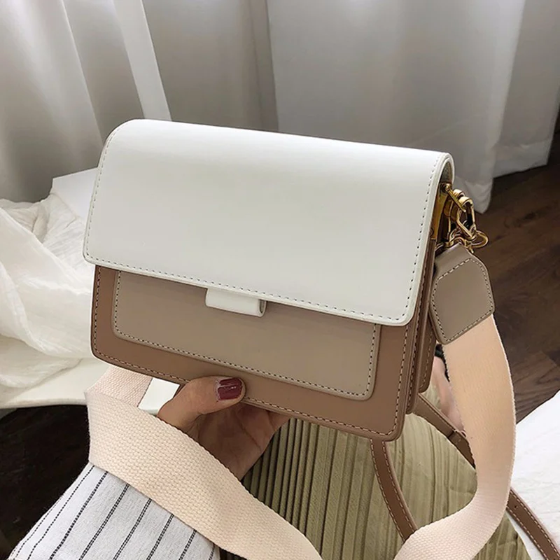 Contrast color Leather Crossbody Bags For Women 2021 Travel Handbag Fashion Simple Shoulder Simple Bag Ladies Cross Body Bag
Contrast color Leather Crossbody Bags For Women 2021 Travel Handbag Fashion Simple Shoulder Simple Bag Ladies Cross Body Bag