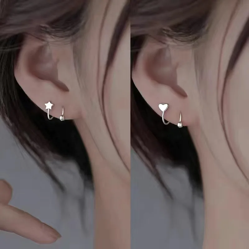 Simple Creative Star Heart Round Studs Wrap Earring Women Girl S Spiral Helix Ear Studs Cartilage Piercing Jewelry Brincos
Simple Creative Star Heart Round Studs Wrap Earring Women Girl S Spiral Helix Ear Studs Cartilage Piercing Jewelry Brincos