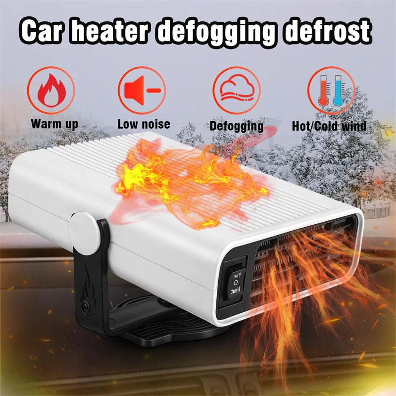 12V/24V Car Heater Electric Cooling Heating Fan Portable Electric Dryer Windshield Defogging Demister Defroster
12V/24V Car Heater Electric Cooling Heating Fan Portable Electric Dryer Windshield Defogging Demister Defroster