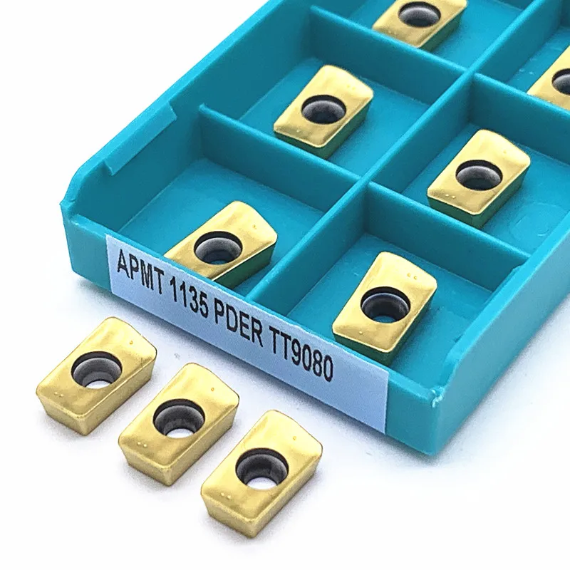 High Quality Hard Alloy APMT1135 PDER TT9080 Insert Milling Turning Tool CNC Metal Lathe APMT 1135 Indexable Machine
High Quality Hard Alloy APMT1135 PDER TT9080 Insert Milling Turning Tool CNC Metal Lathe APMT 1135 Indexable Machine