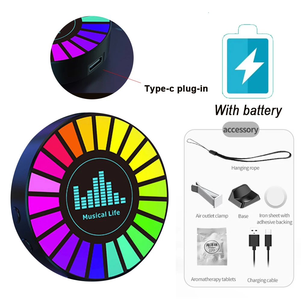 Умные RGB-подсветки, светодиодная 3D окружающая лампа, звуковое управление, музыкальное ритм-подсветка, освежитель воздуха для автомобиля, игрового ТВ, декор
Умные RGB-подсветки, светодиодная 3D окружающая лампа, звуковое управление, музыкальное ритм-подсветка, освежитель воздуха для автомобиля, игрового ТВ, декор