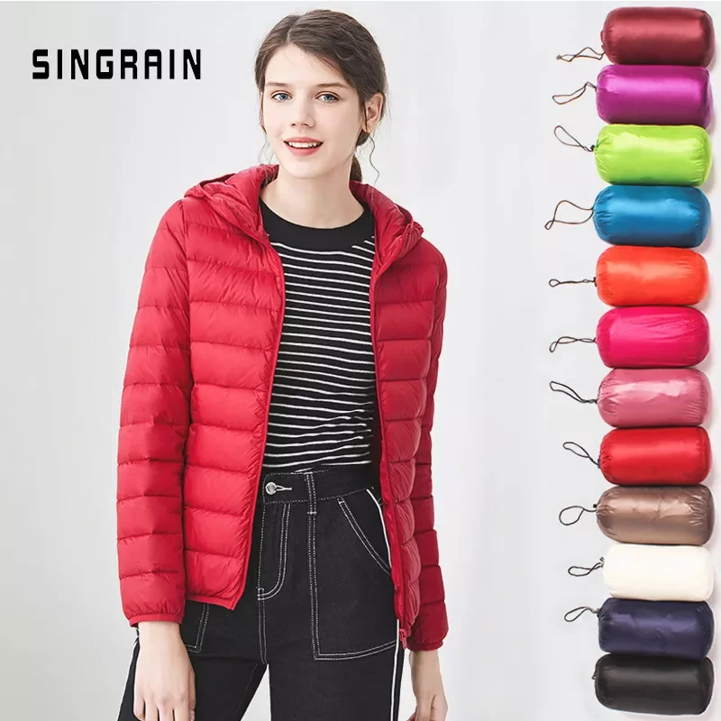 NEW 2023 jacket women hooded ultra thin 90% Ultra Light duck down coat Female winter large sizes Solid Portable warm jackets wom
NEW 2023 jacket women hooded ultra thin 90% Ultra Light duck down coat Female winter large sizes Solid Portable warm jackets wom